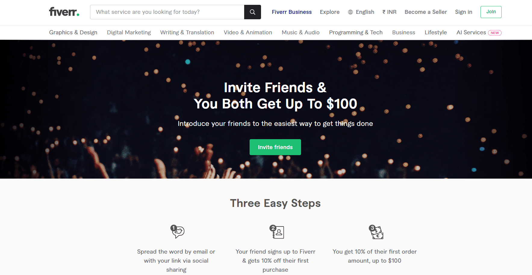 Fiverr Referral Program