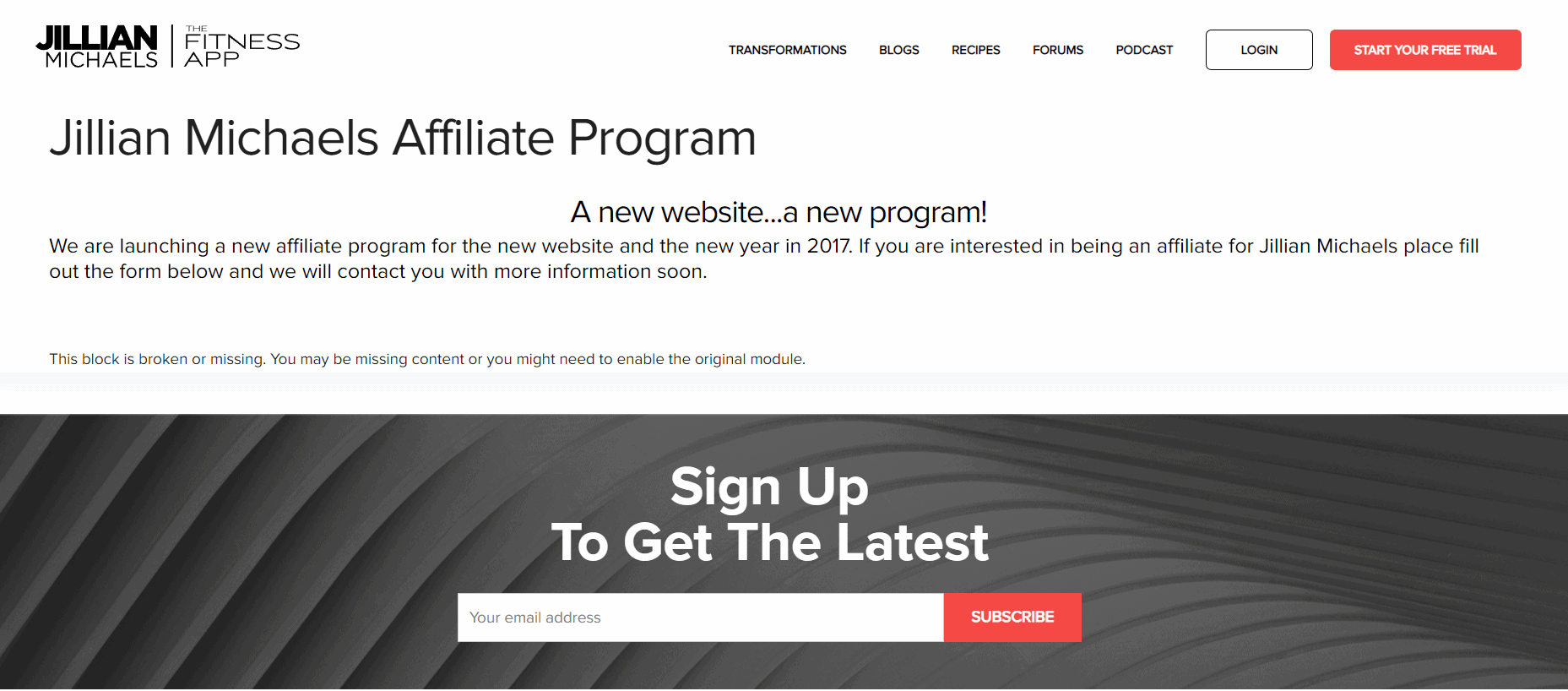 Jillian Michaels Affiliate Program