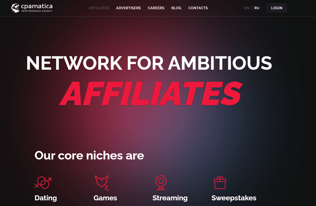 CPAmatica Affiliate Networks