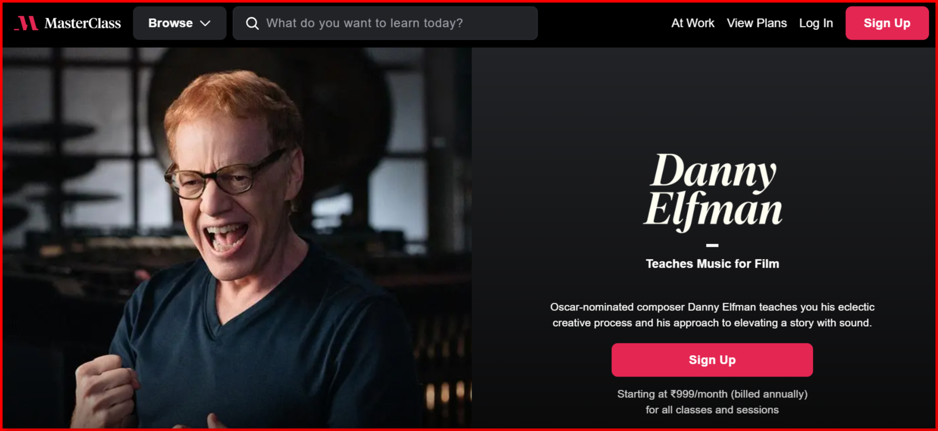 Danny Elfman Masterclass Overview