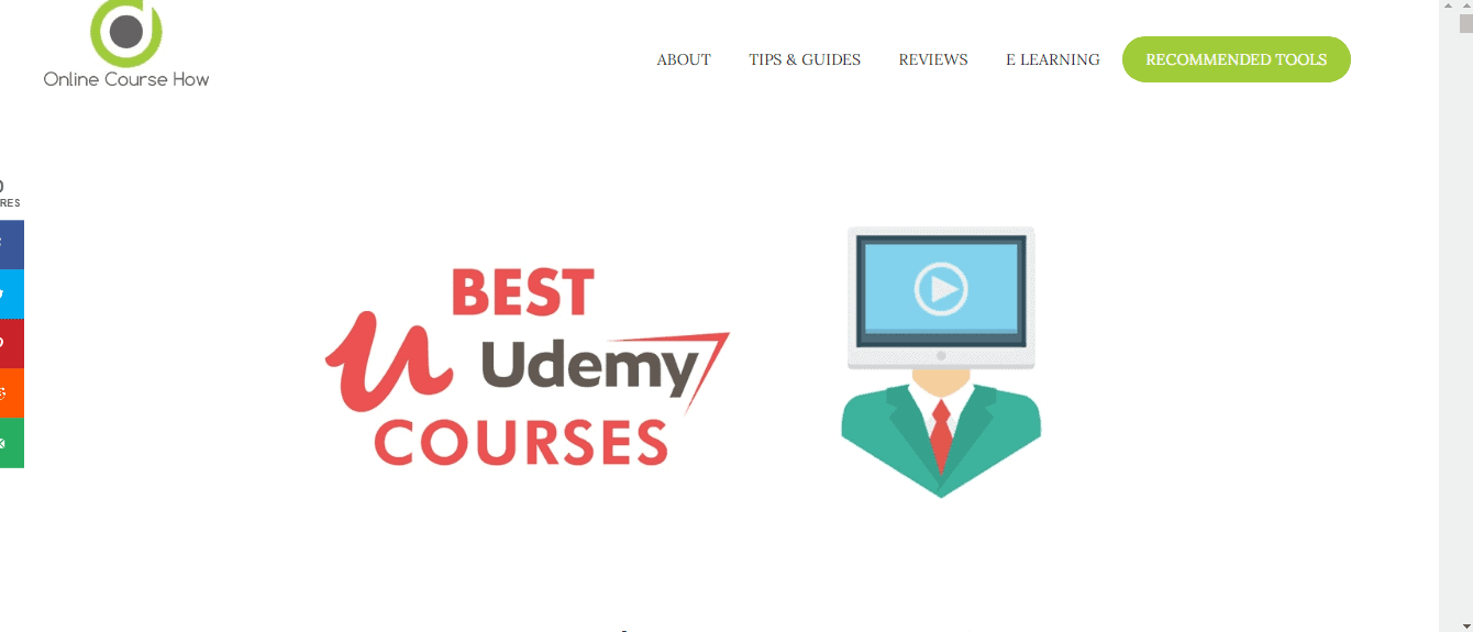 SOME WELL KNOWN COURSES IN UDEMY