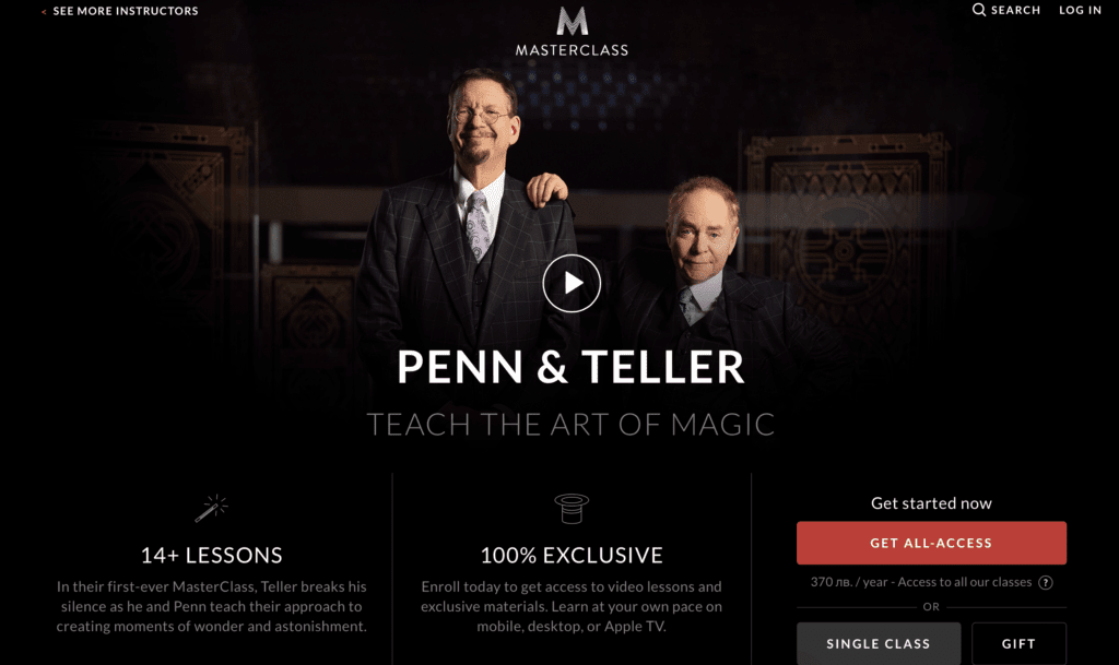 penn and teller masterclass review