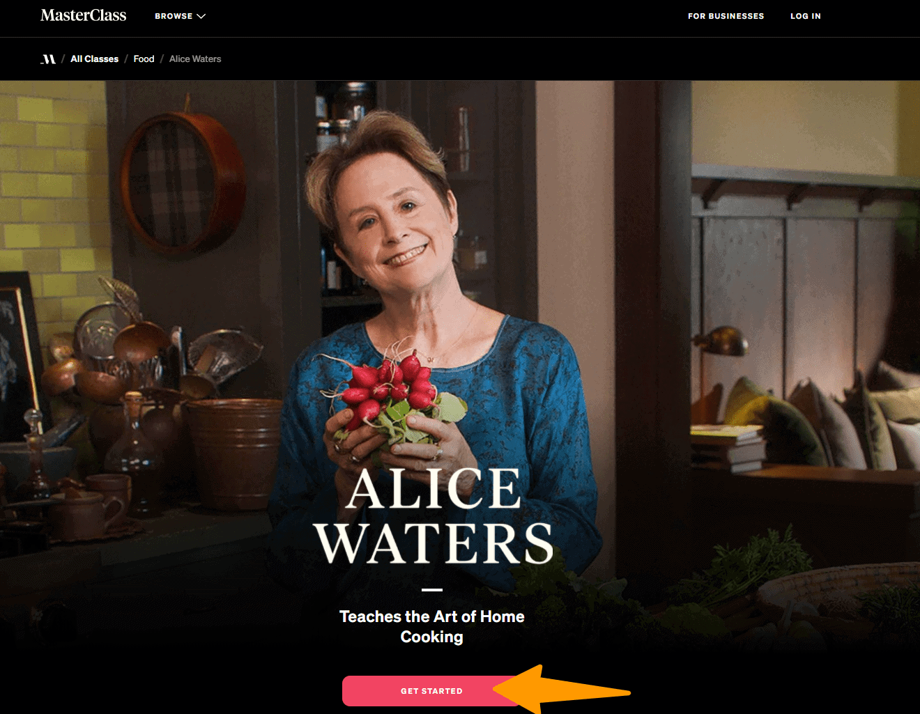 About Alice Waters’s Art Of Cooking MasterClass