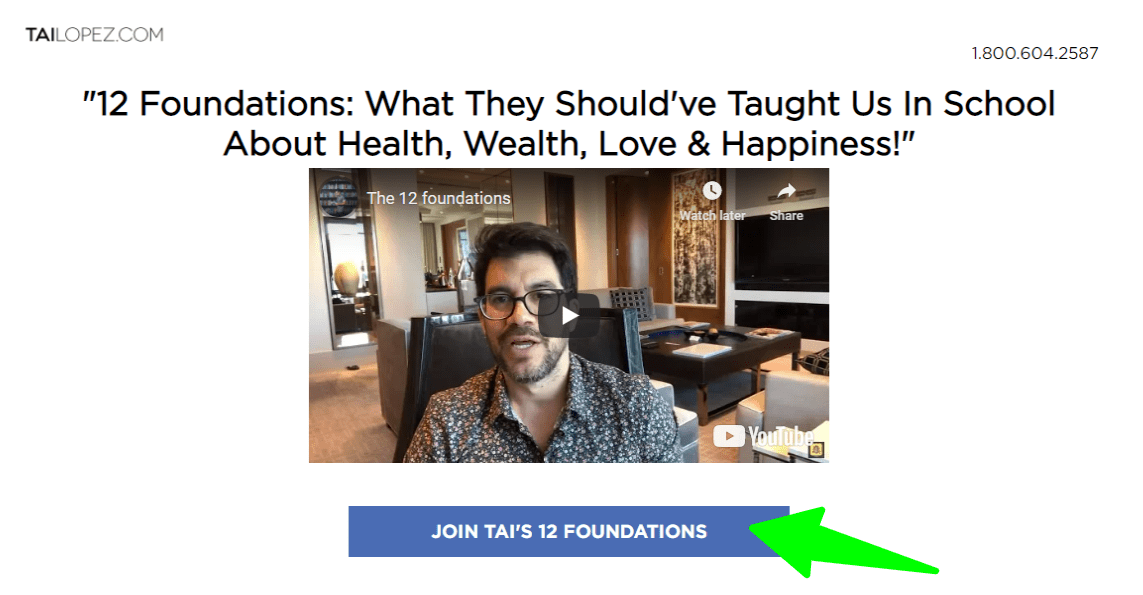 Tai lopez 12 foundations reviews