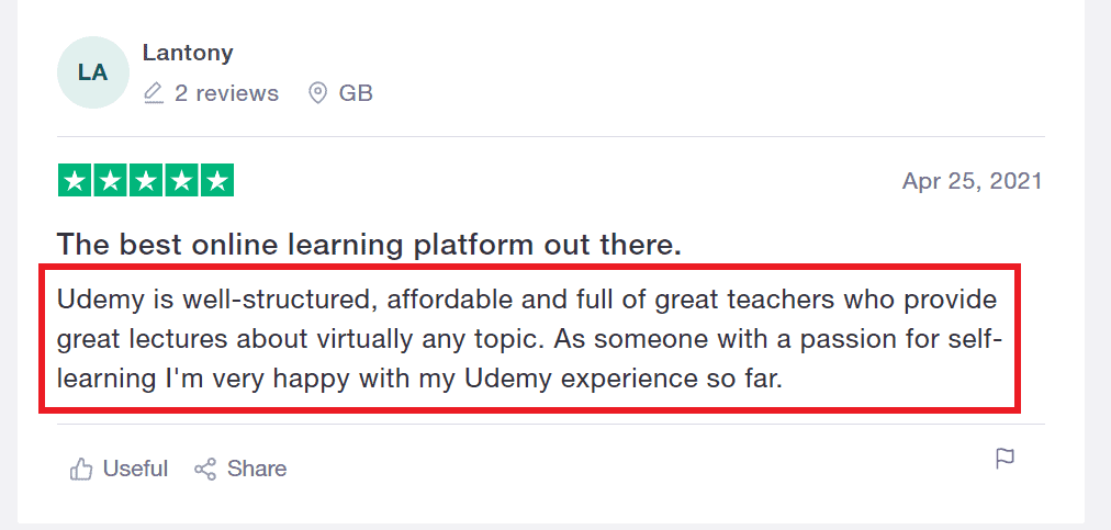 udemy-customer-review