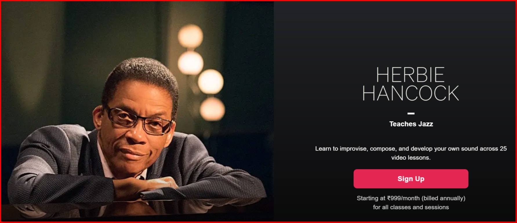 Herbie Hancock Masterclass