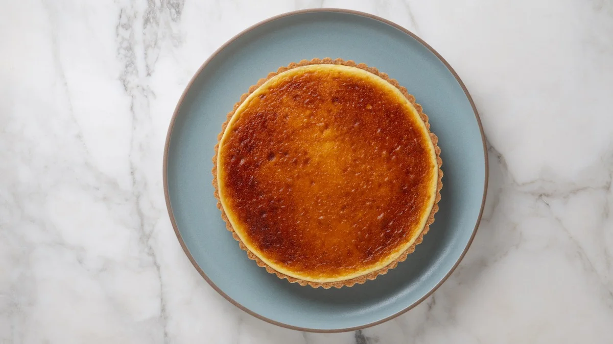 lemon tart with a pine-nut crust