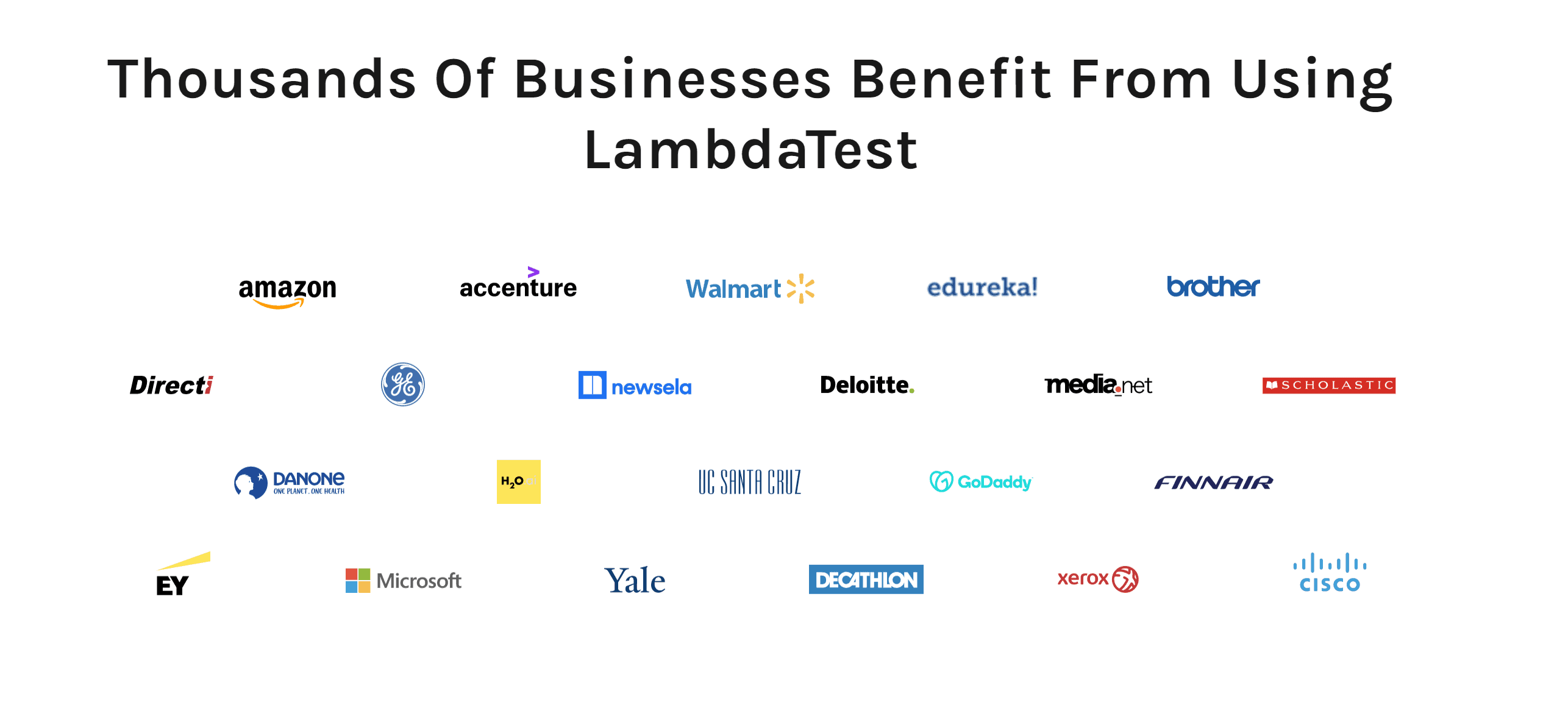 Lambdatest customers