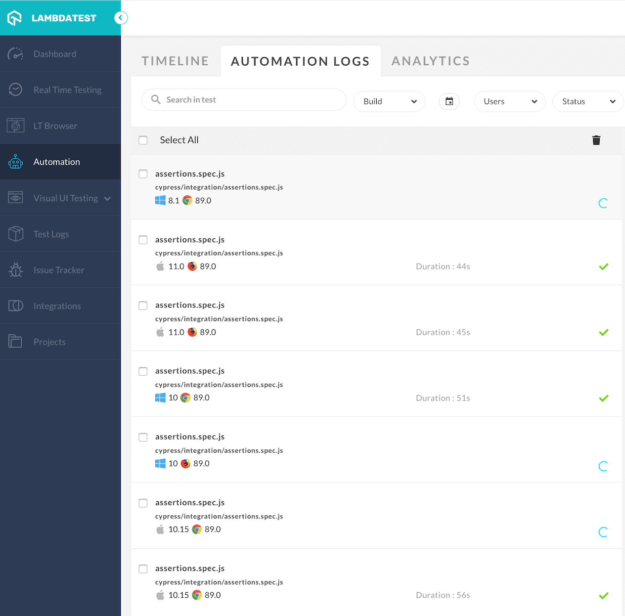 lambdatest new features