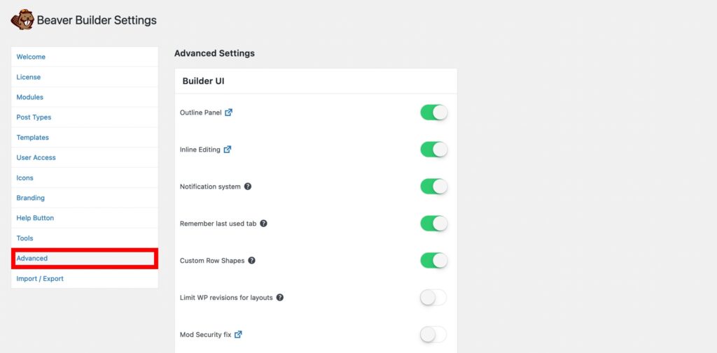 Beaver Builder Advanced Customization Options