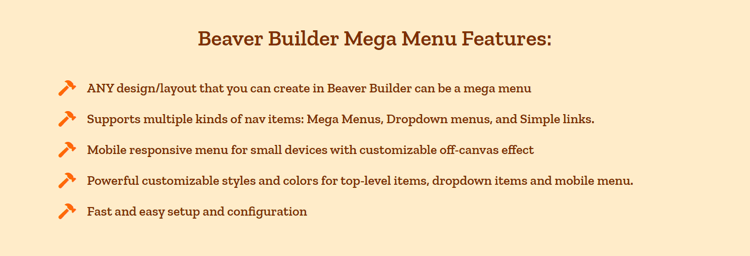 Beaver Builder Mega Menu