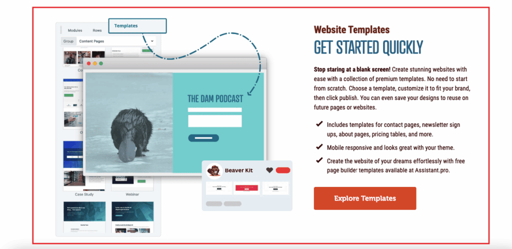 Beaver Builder Website Templates