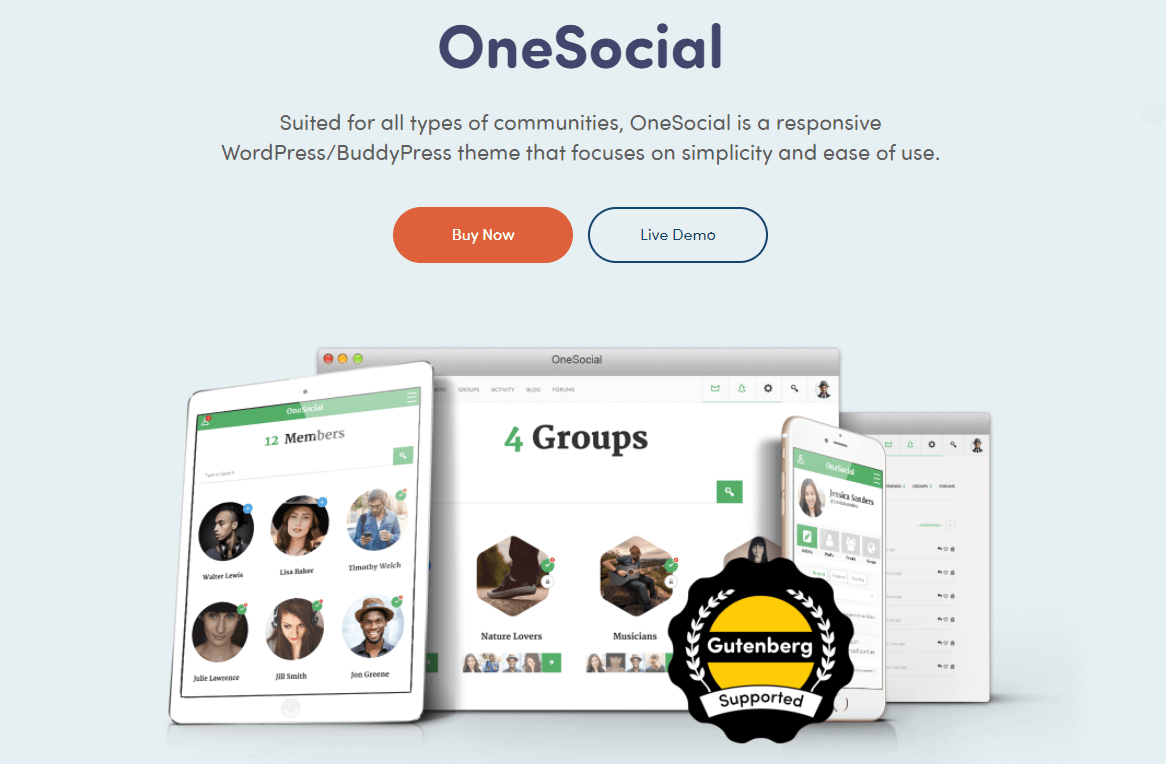 Buddyboss One Social Theme Review