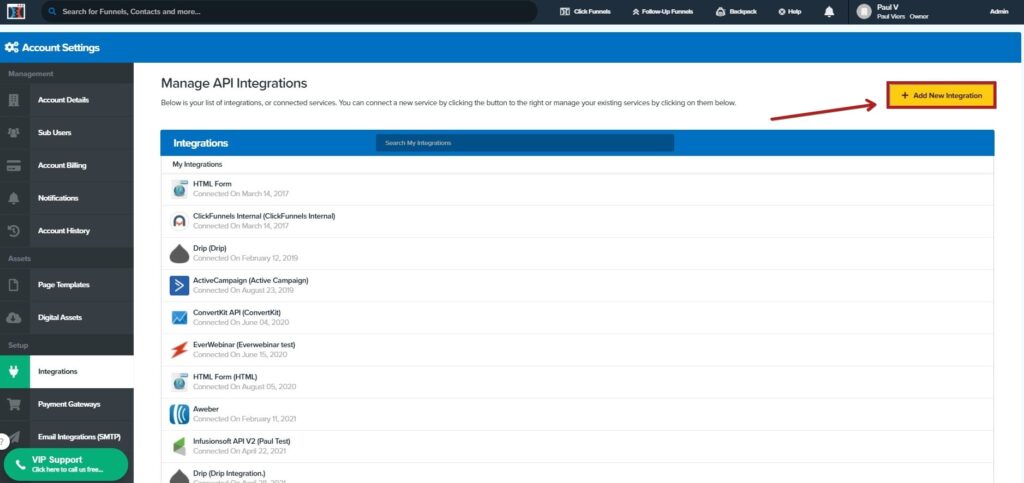 ClickFunnels-Integrations
