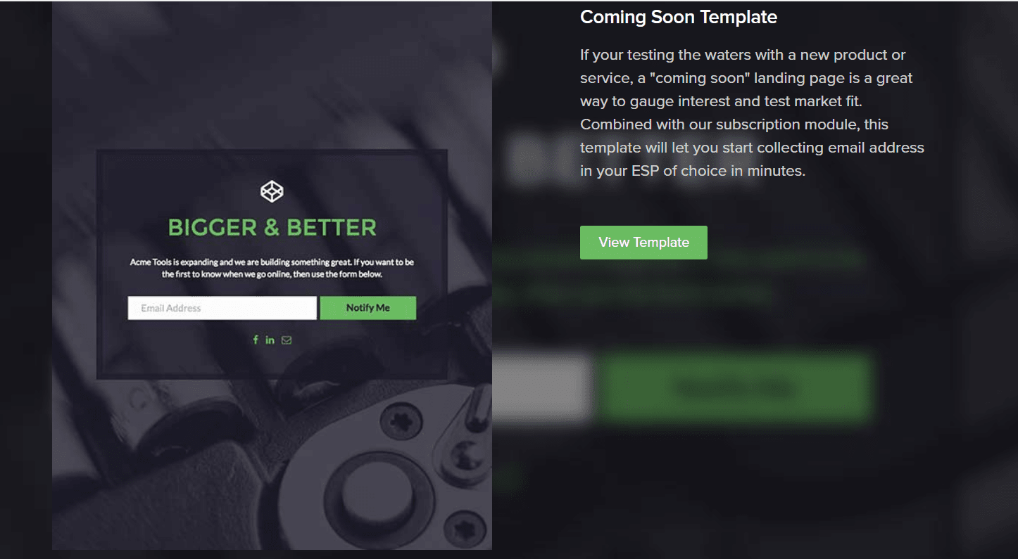 Coming Soon Template