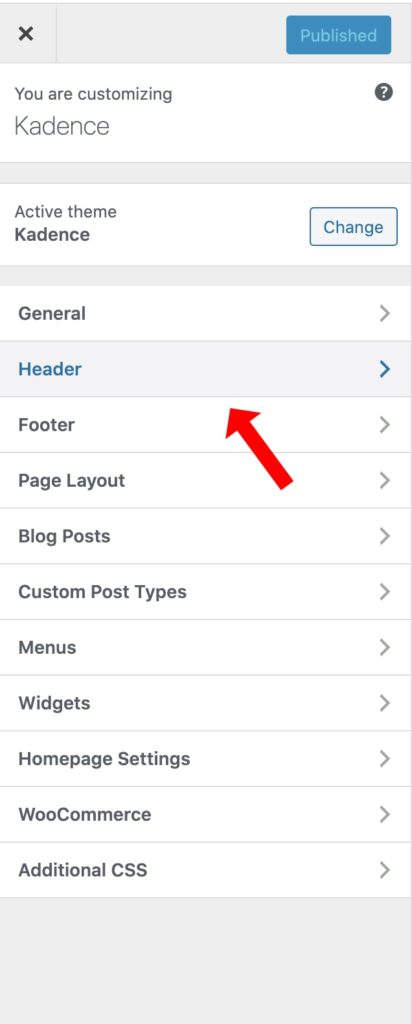 Header Builder