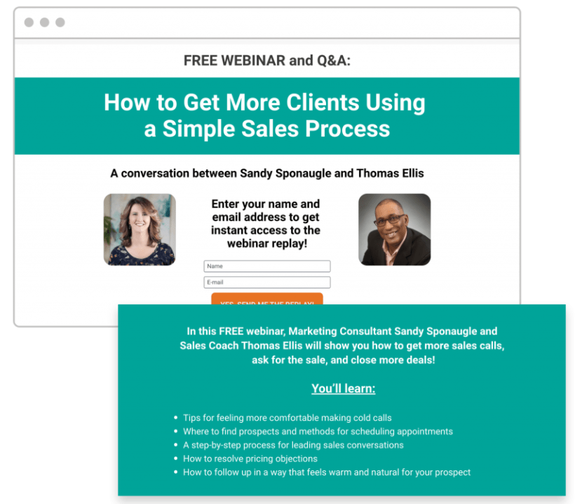 LeadPages Landing Page