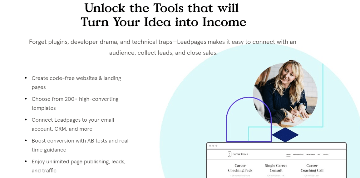 Leadpages vs Optimizepress: Features