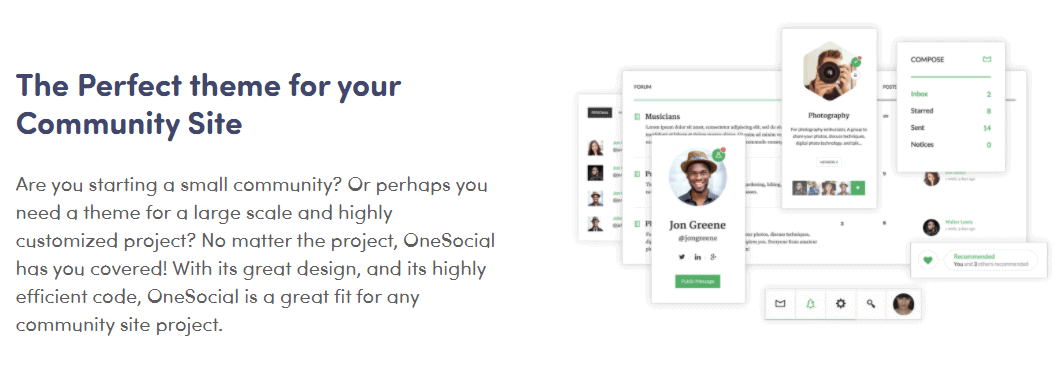 BuddyBoss One Social Theme-Features