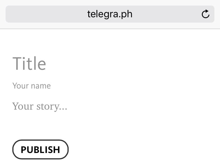 Telegra.ph - overview