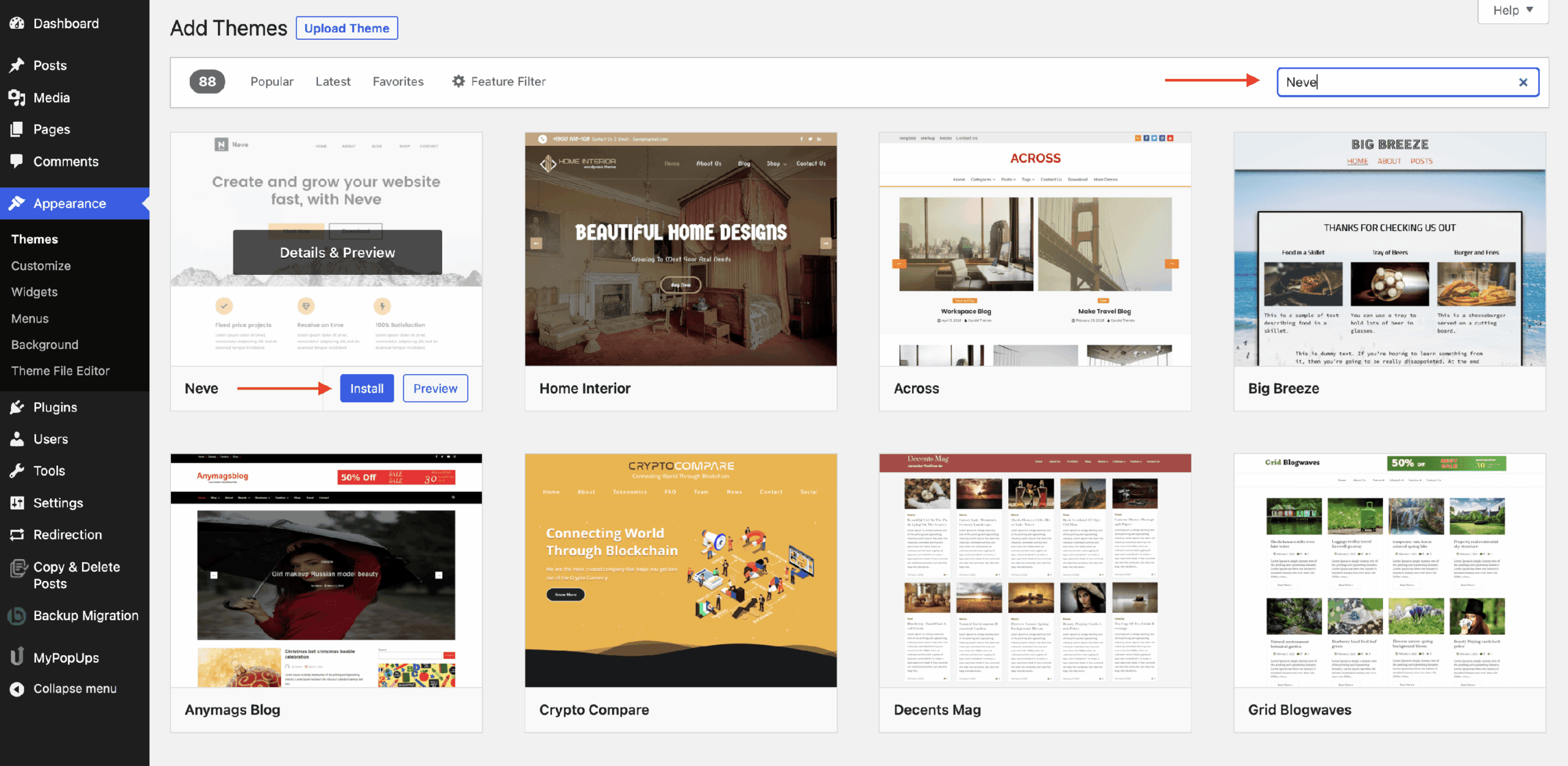 Themeisle-Install