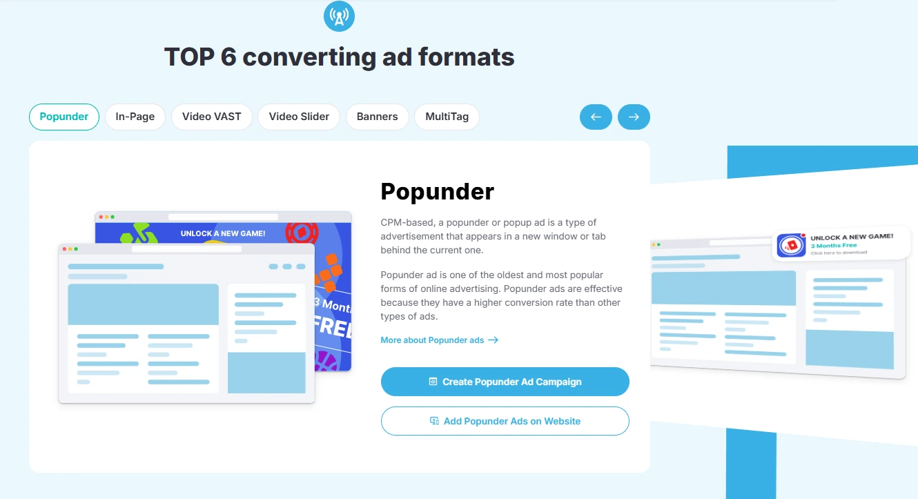 converting ad formats