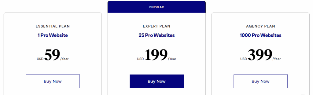 elementor pricing