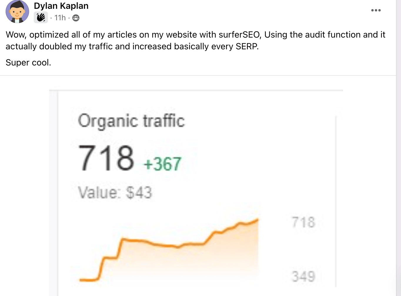 organic traffic